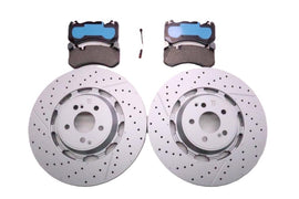 Mercedes E63 AMG S Glc63 Gt53 Gt63 front brake pads & rotors Low Dust TopEuro #2704