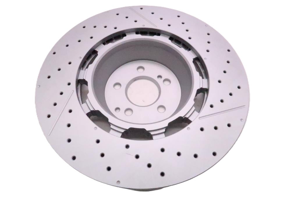 Mercedes E63 AMG S front rear brake pads & rotors Low Dust TopEuro #2702