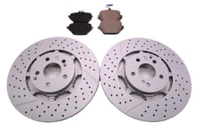 Load image into Gallery viewer, Mercedes E63 AMG S rear brake pads &amp; rotors Low Dust TopEuro #2707