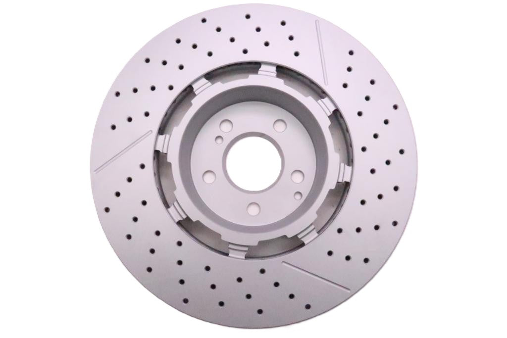 Mercedes E63 AMG S front rear brake disk rotors TopEuro #2703