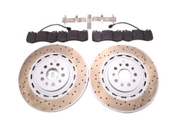 Maserati GranTurismo Gran Turismo Gt front brake pads & rotors TopEuro #2227