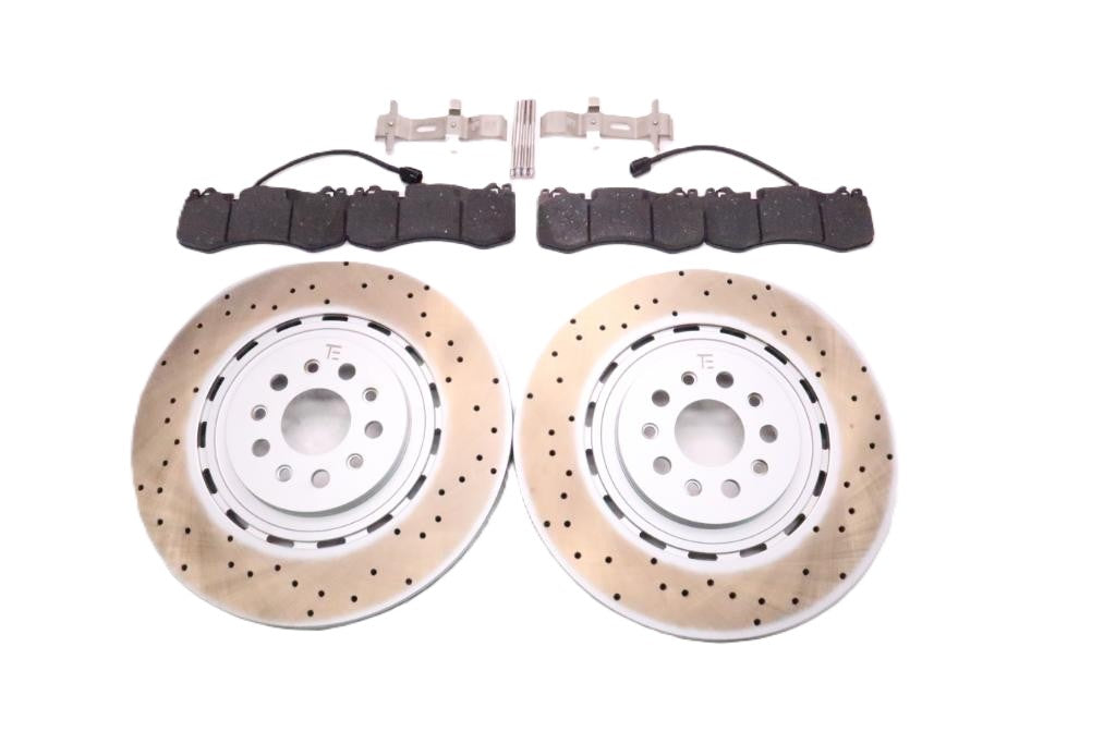 Maserati GranTurismo Gran Turismo Gt front brake pads & rotors TopEuro #2227