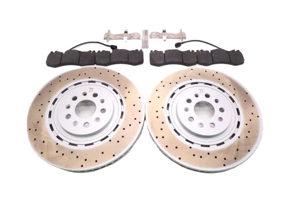 Maserati GranTurismo Gran Turismo Gt front brake pads & rotors TopEuro #2227
