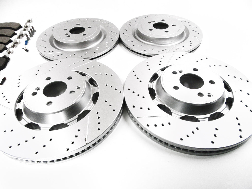 Mercedes Benz S63 S65 Amg front rear brake pads and rotors #496 TopEuro