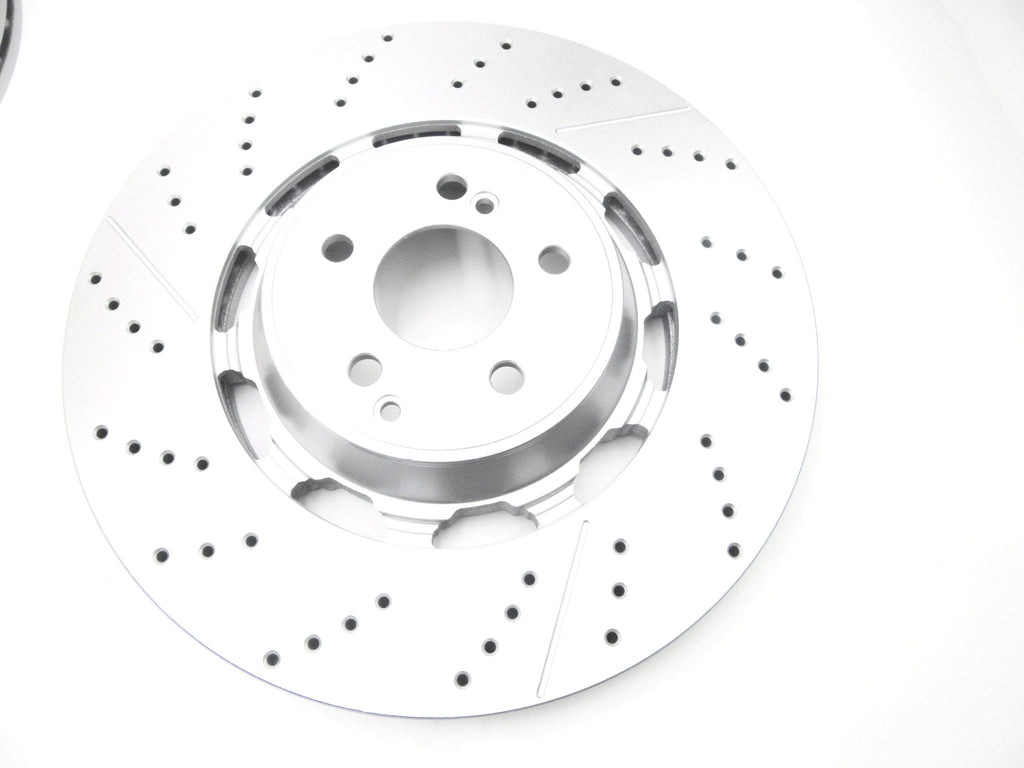 Mercedes C63s C63 Sl63 Sl65 Amg front rear brake pads & rotors TopEuro #1220