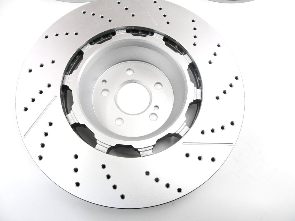 Mercedes C63s C63 Sl63 Sl65 Amg front rear brake pads & rotors TopEuro #1220