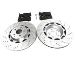 Mercedes S63 S65 Amg front brake pads and rotors TopEuro #662