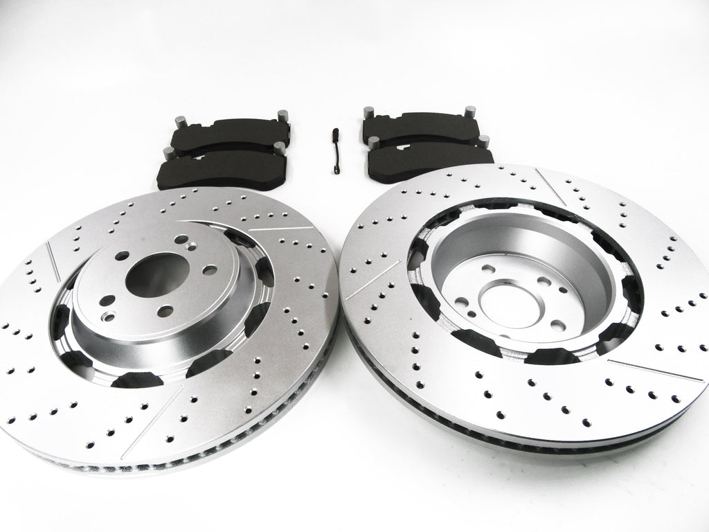 Mercedes S63 S65 Amg front brake pads and rotors TopEuro #6622