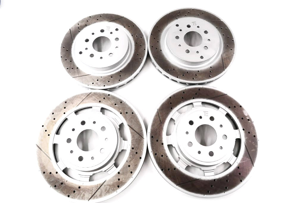 Maserati GranTurismo Gran Turismo Gt front rear brake pads rotors TopEuro #1643