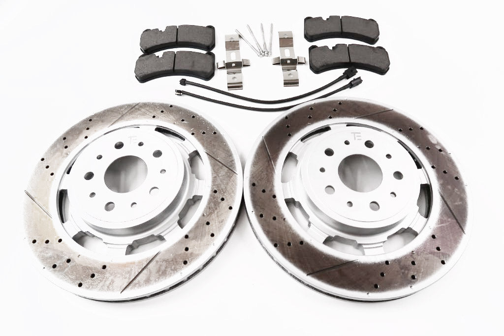 Maserati GranTurismo Gran Turismo Gt front brake pads & rotors TopEuro #1644