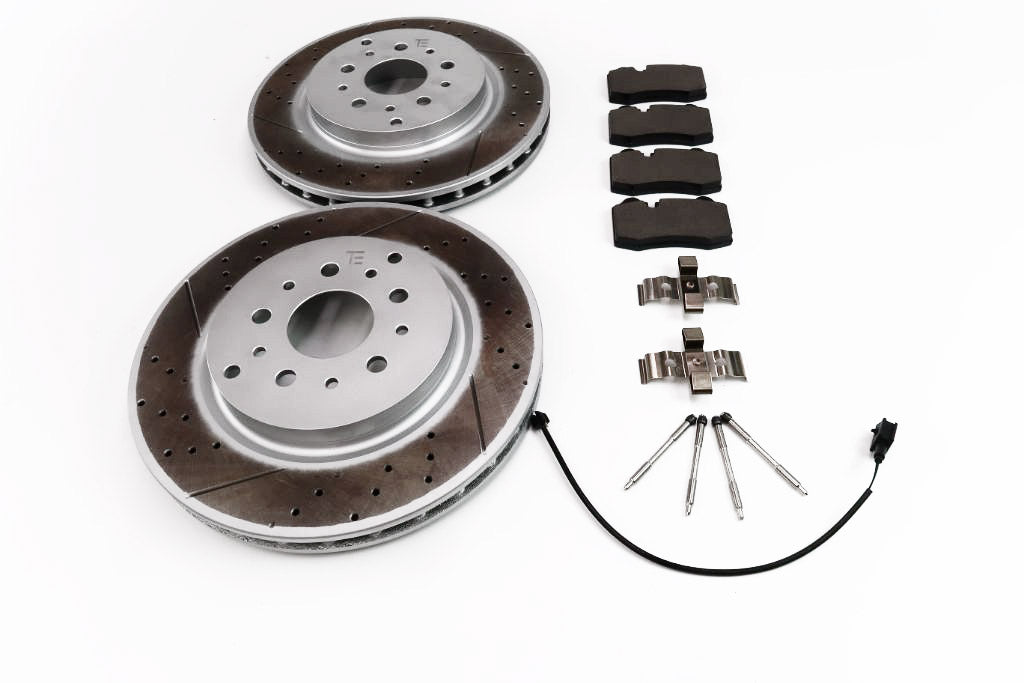 Maserati GranTurismo Gran Turismo Gt rear brake pads rotors TopEuro #1647