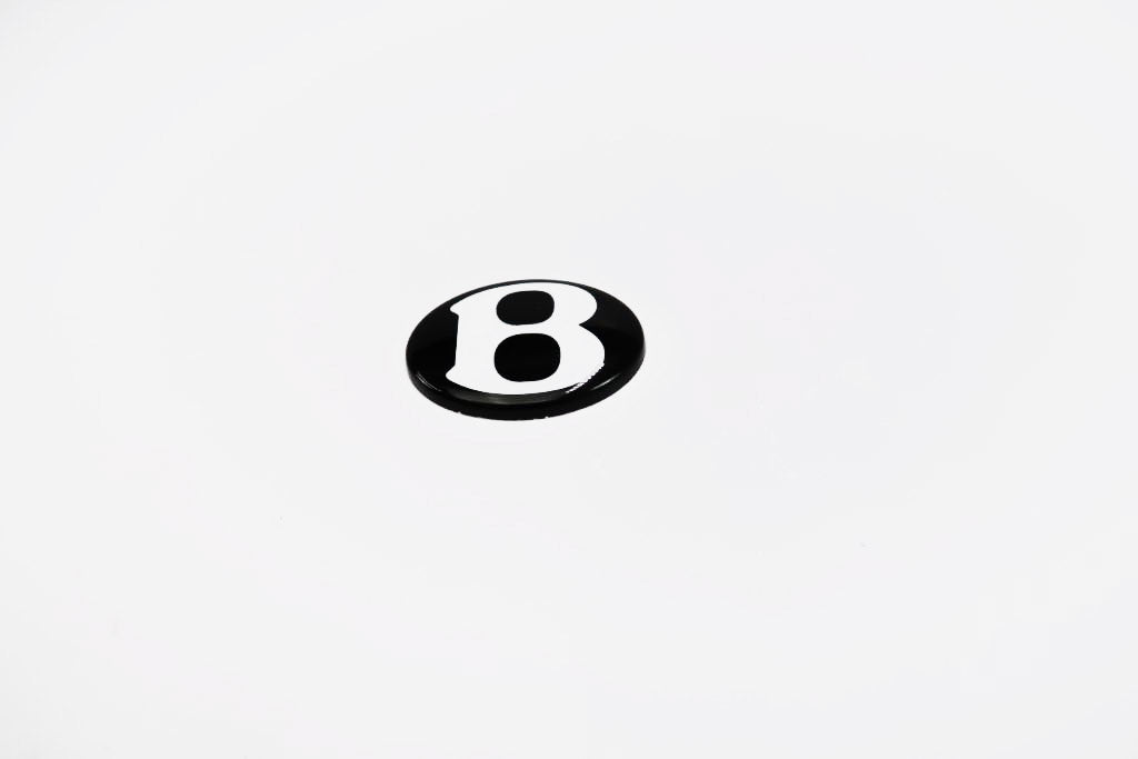 Bentley Continental GT GTc Flying Spur hood lock B emblem badge #1656