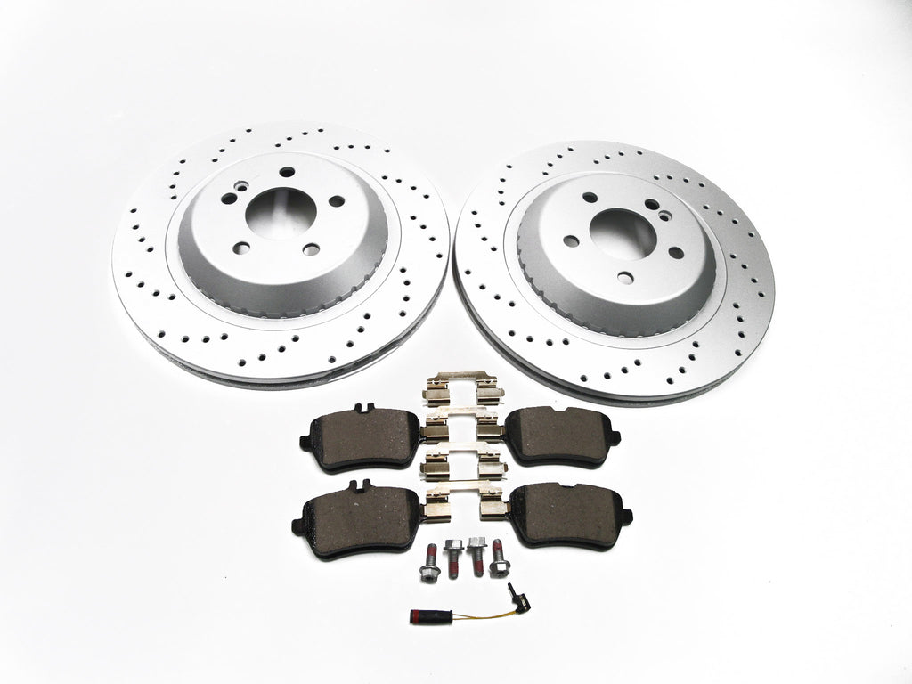 Mercedes S class S550 rear brake pads & rotors TopEuro #673