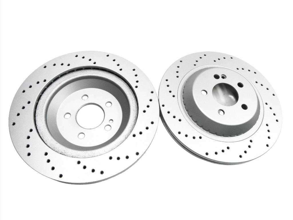 Mercedes S class S550 rear brake rotors TopEuro #674