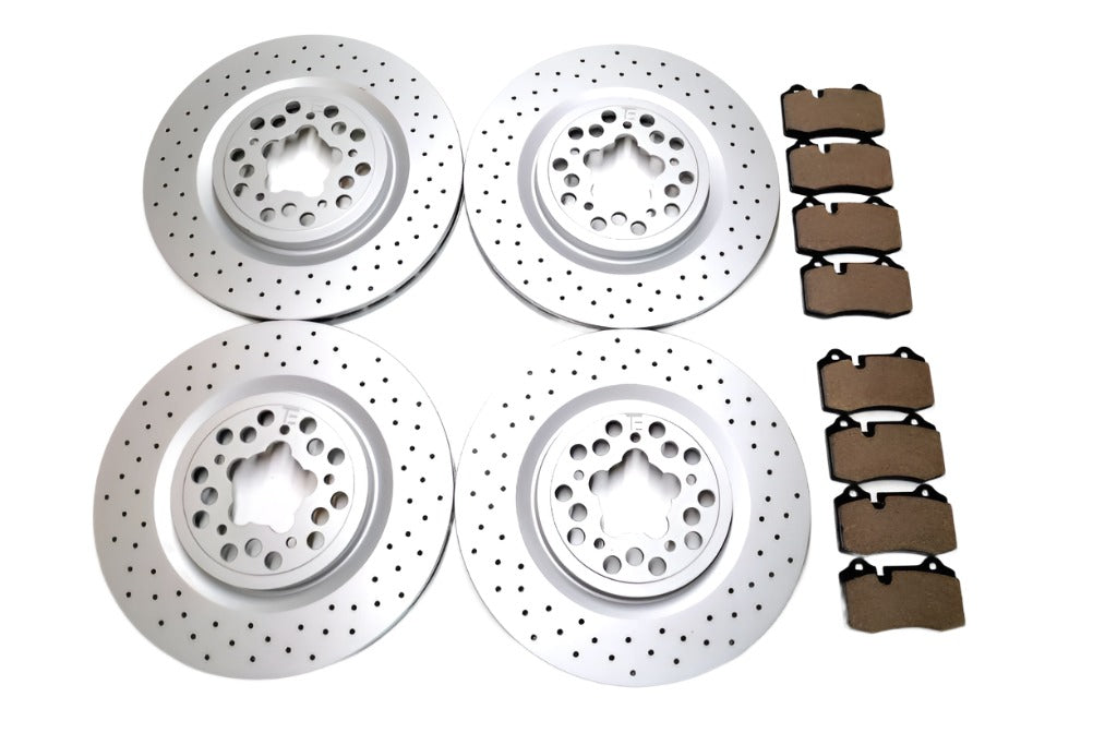 Ferrari F430 front rear brake pads & rotors #1800