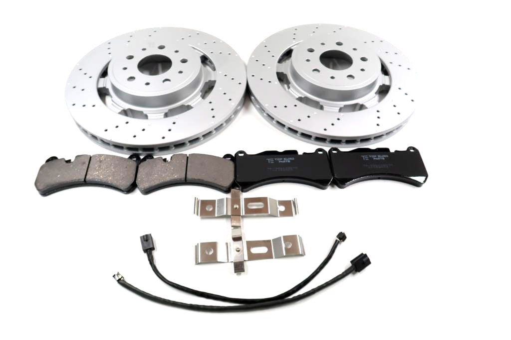 Maserati GranTurismo Gran Turismo Gt front brake pads rotors TopEuro #1805