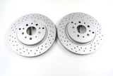 Maserati GranTurismo Gran Turismo Gt rear brake disc rotors TopEuro #1809