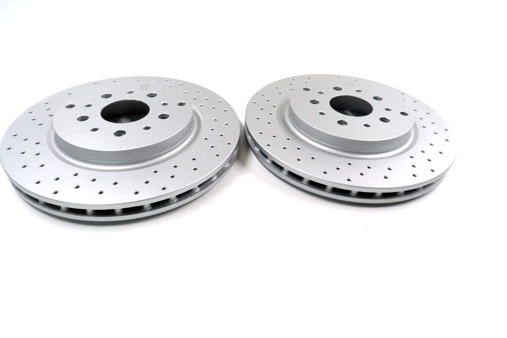 Maserati GranTurismo Gran Turismo Gt rear brake disc rotors TopEuro #1809