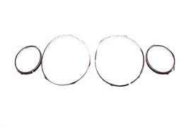 Bentley Mulsanne chrome headlight rings 4pcs #2437