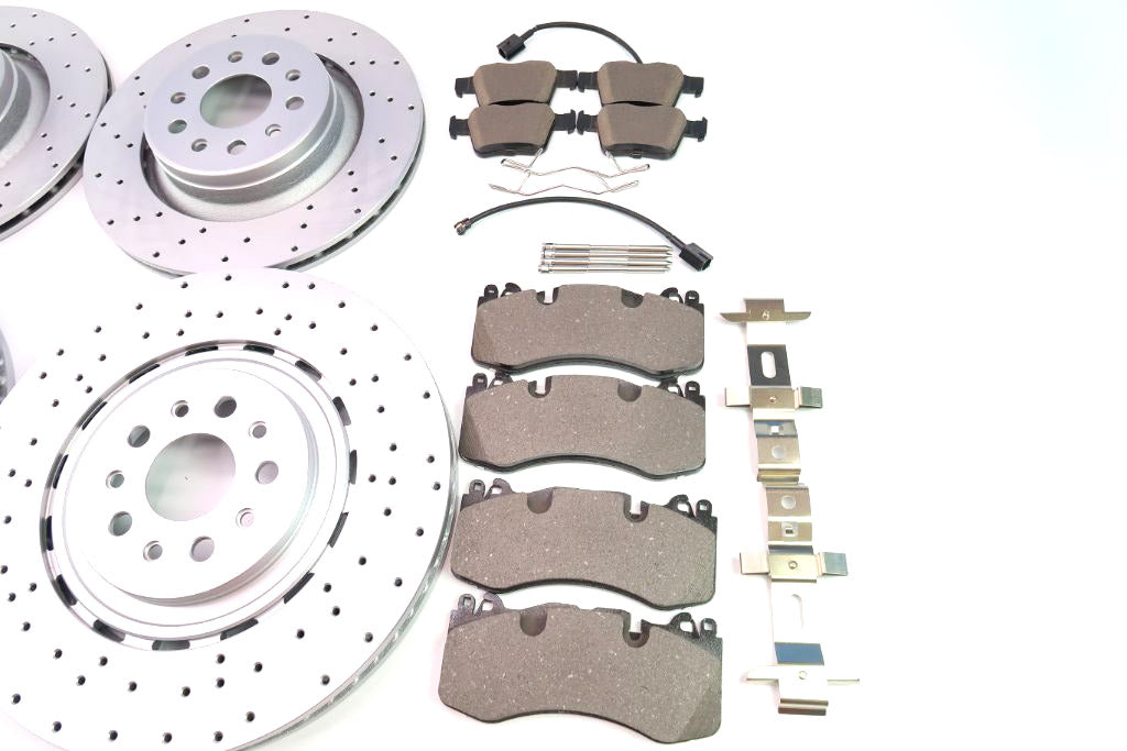 Maserati Levante S front rear brake pads & rotors TopEuro #988