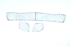 Bentley Continental Gt Gtc chrome front bumper grille 3pcs #1140