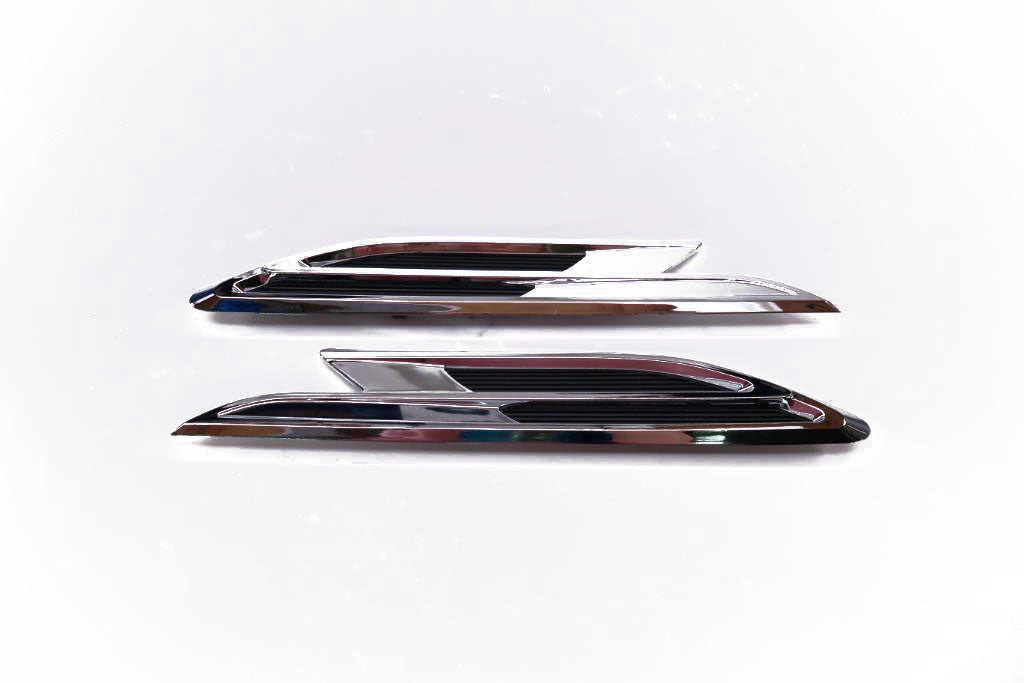 Bentley Bentayga chrome left right fender air vent grill 2pcs #2013