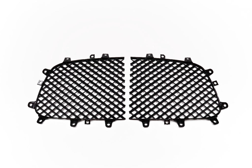 Bentley Continental Gtc Gt Flying Spur black front center grille inserts #2019