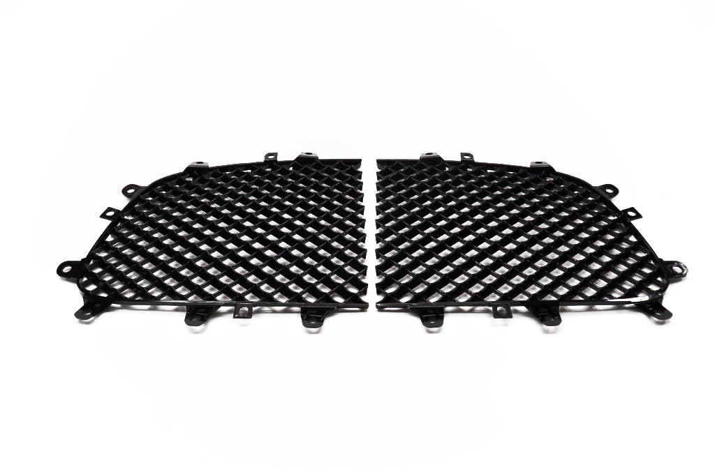 Bentley Continental Gtc Gt Flying Spur black front center grille inserts #2019