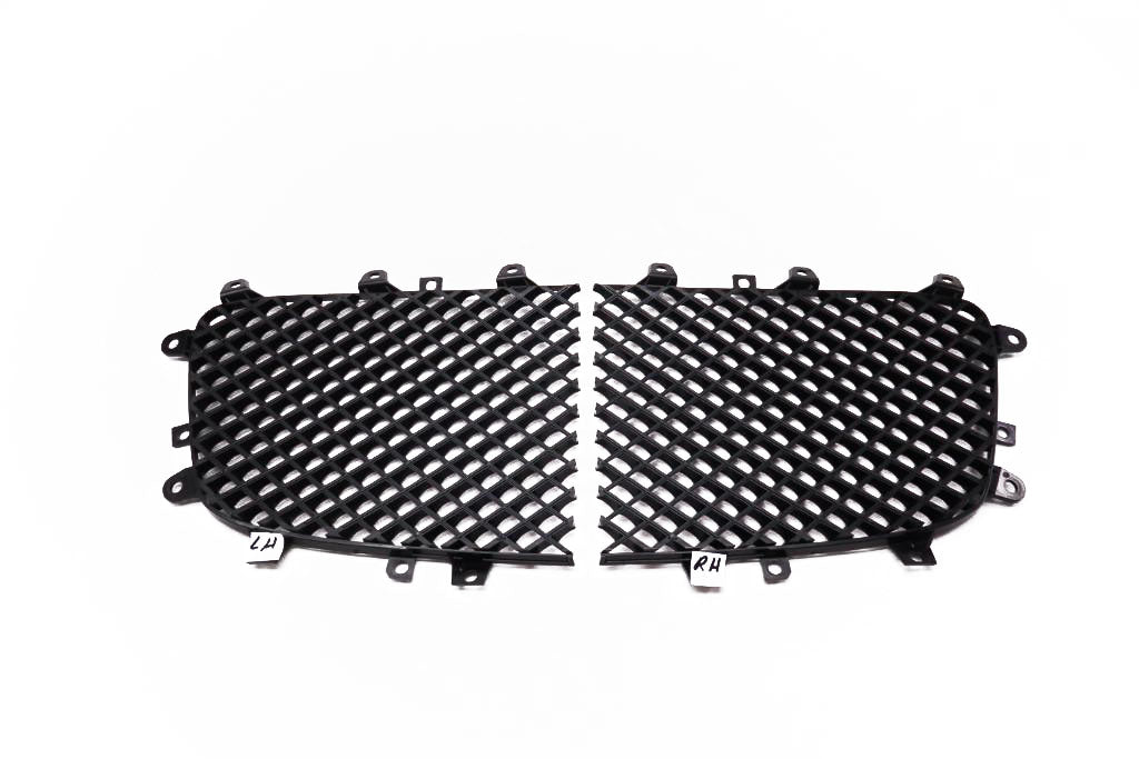Bentley Continental Gtc Gt Flying Spur black front center grille inserts #2019