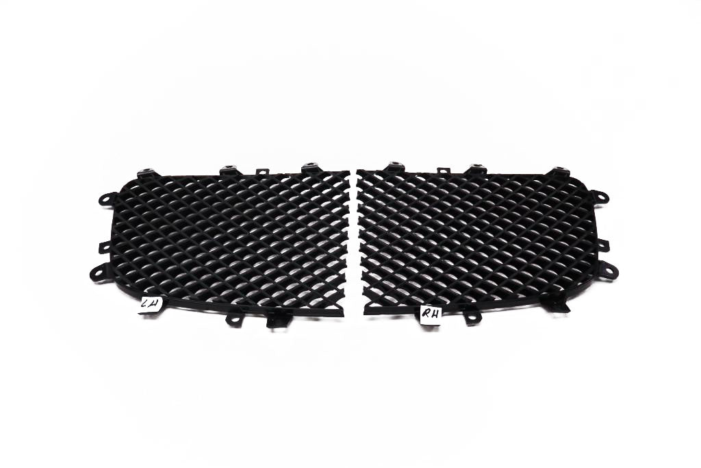 Bentley Continental Gtc Gt Flying Spur black front center grille inserts #2019