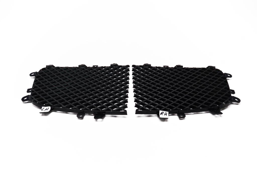 Bentley Continental Gtc Gt Flying Spur black front center grille inserts #2019