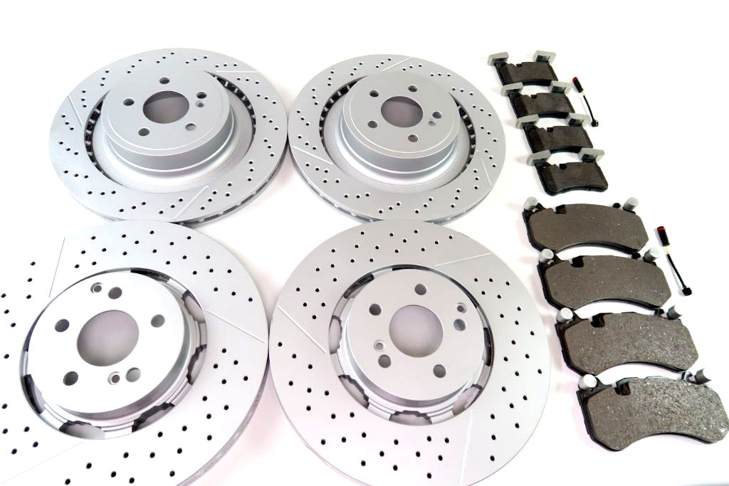 Mercedes Benz E63 AmgS C63 Cls63 Amg front rear brake pads & rotors TopEuro #1048