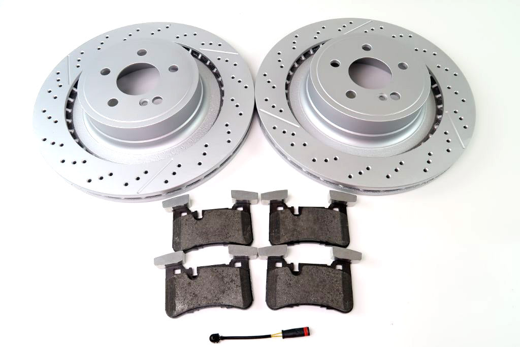 Mercedes Benz E63 AmgS C63 Cls63 Amg rear brake pads rotors TopEuro #1053