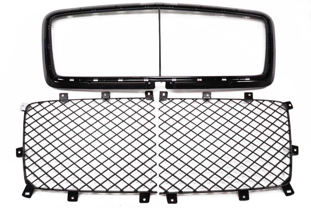 Bentley Bentayga front black grille inserts + trim #2027