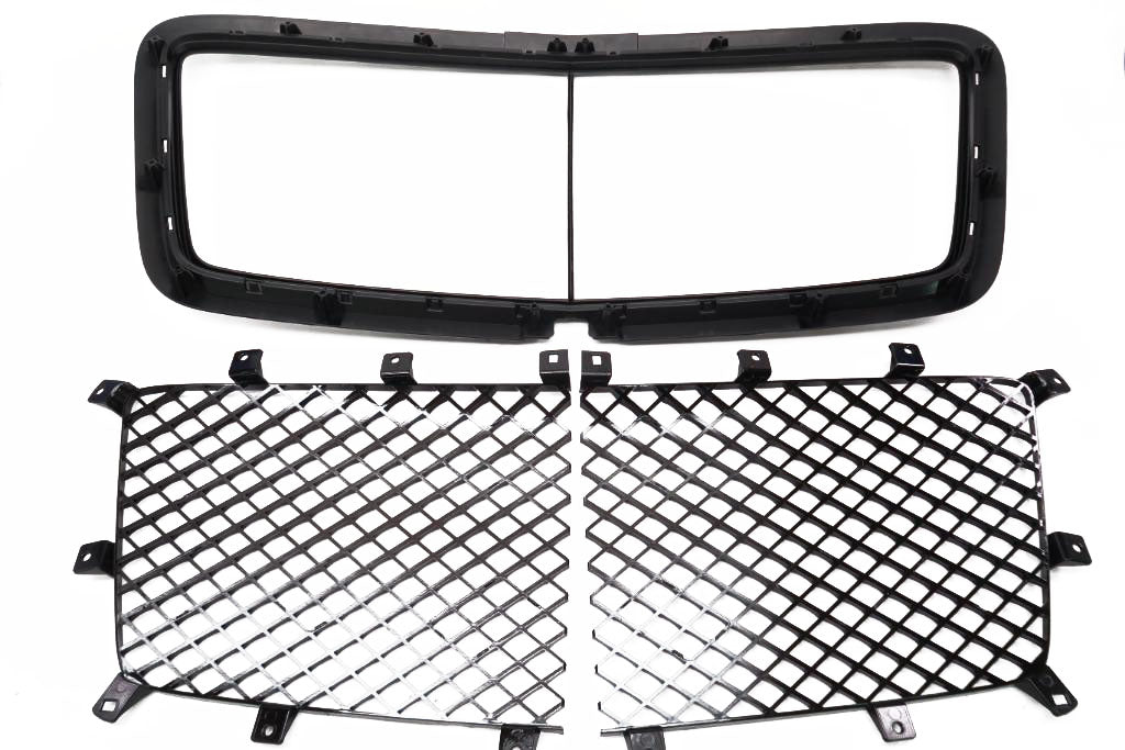 Bentley Bentayga front black grille inserts + trim #2027
