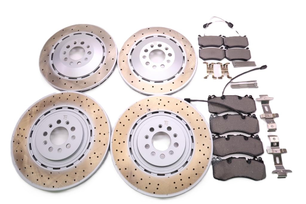Maserati GranTurismo Gran Turismo Gt front rear brake pads rotors TopEuro #2484