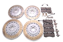 Load image into Gallery viewer, Maserati GranTurismo Gran Turismo Gt front rear brake pads rotors TopEuro #2484
