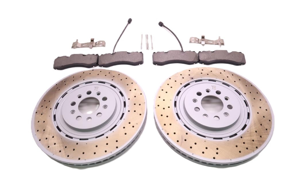 Maserati GranTurismo Gran Turismo Gt front brake pads rotors TopEuro #2486