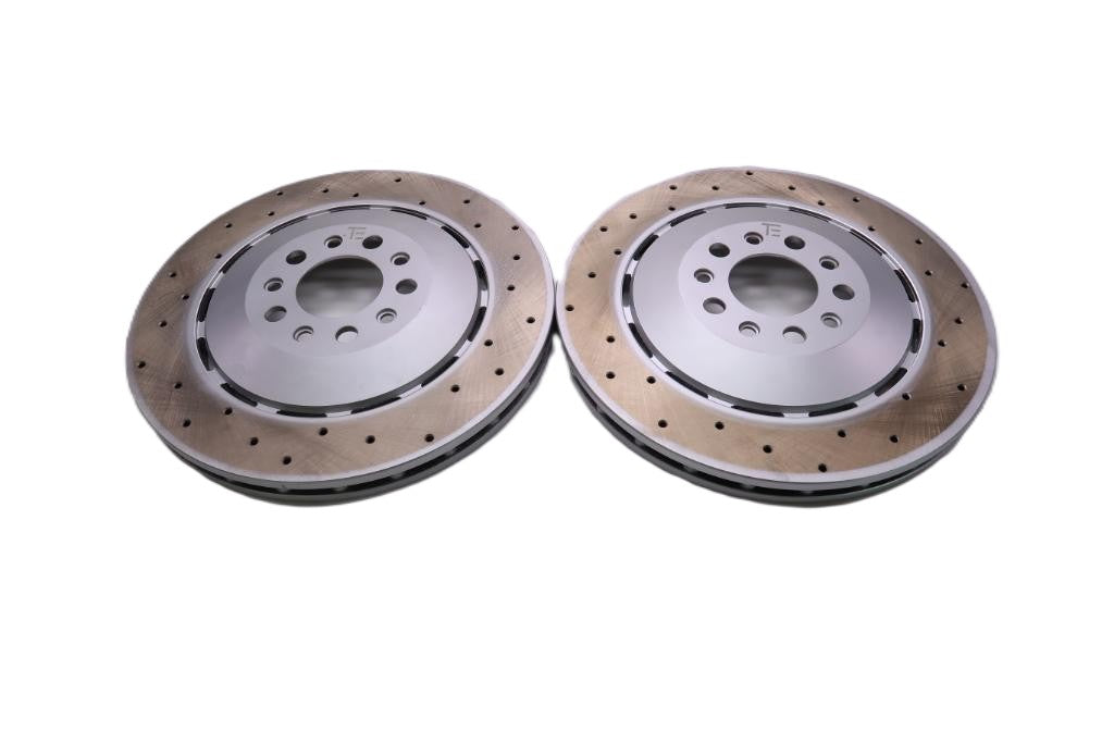 Maserati GranTurismo Gran Turismo Gt rear brake disk rotors TopEuro #2490