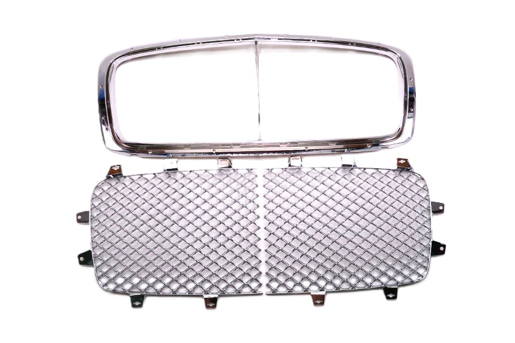Bentley Continental Gt Gtc main radiator grille inserts + trim 2016-2018 #2498