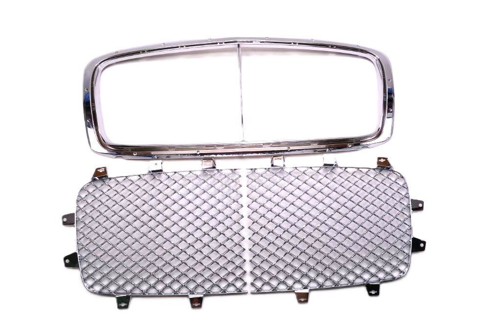 Bentley Continental Gt Gtc main radiator grille inserts + trim 2016-2018 #2498
