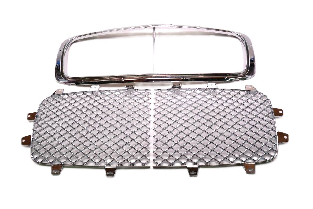 Bentley Continental Gt Gtc main radiator grille inserts + trim 2016-2018 #2498