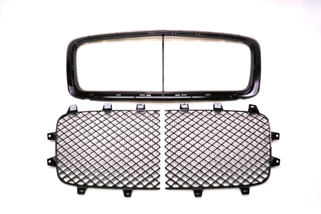 Bentley Continental Gt Gtc main radiator grille inserts + trim 2016-2018 #2505