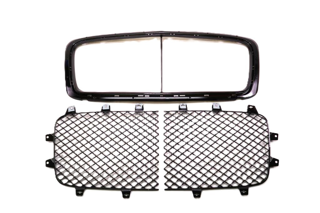 Bentley Continental Gt Gtc main radiator grille inserts + trim 2016-2018 #2505