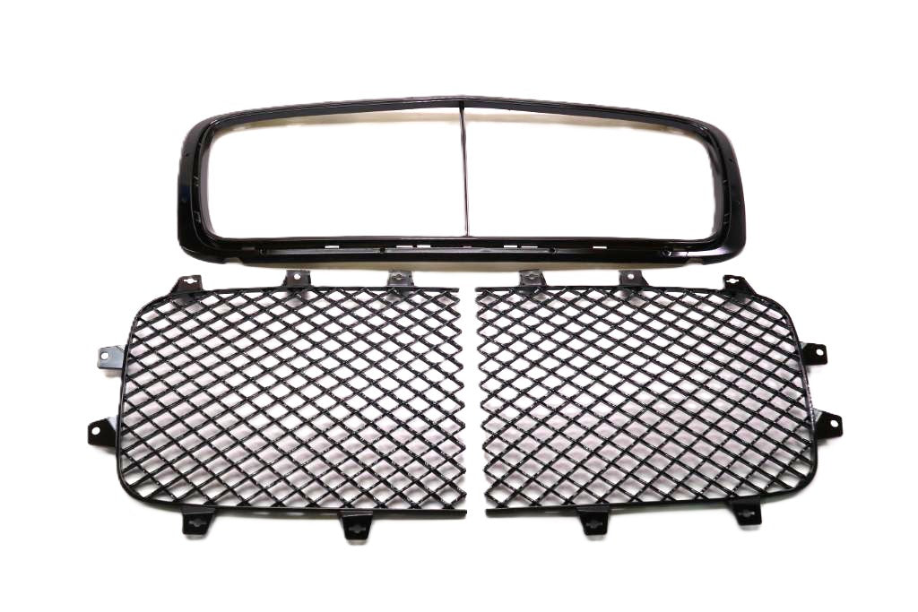Bentley Continental Gt Gtc main radiator grille inserts + trim 2016-2018 #2505