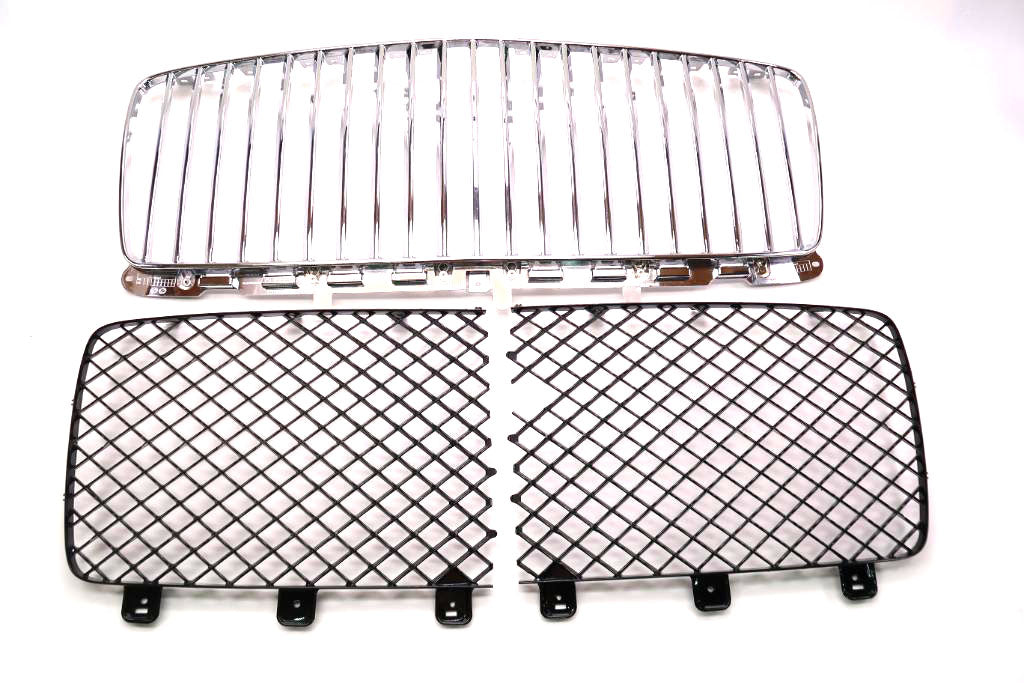 Bentley Bentayga Ewb Azure front chrome + black radiator grille #2547