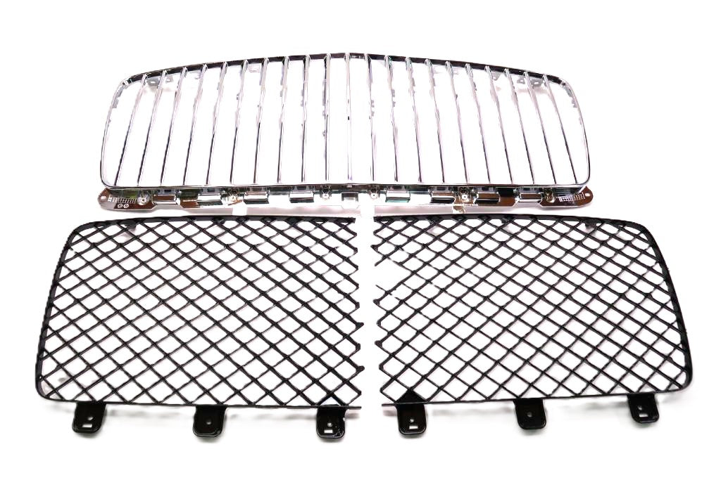 Bentley Bentayga Ewb Azure front chrome + black radiator grille #2547