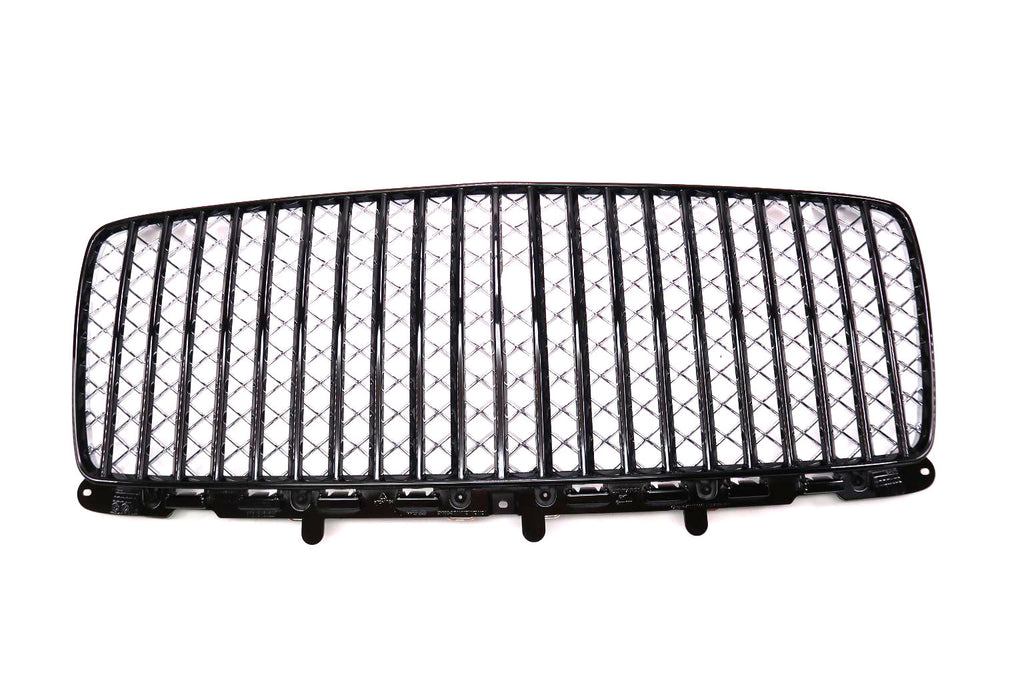Bentley Bentayga Ewb Azure front black radiator grille + chrome inserts #2552