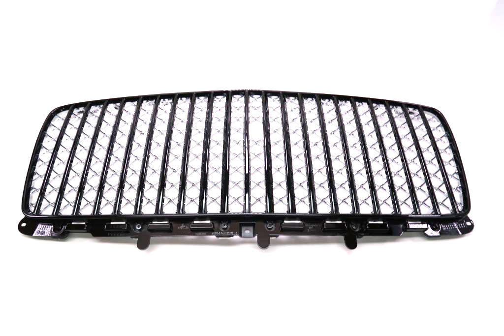 Bentley Bentayga Ewb Azure front black radiator grille + chrome inserts #2552