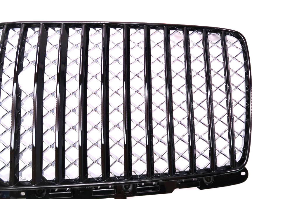 Bentley Bentayga Ewb Azure front black radiator grille + chrome inserts #2552